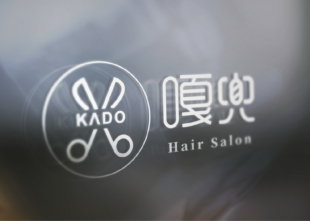 Logo design KADO hair salon