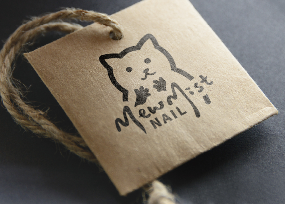 Logo design Mewmist nail