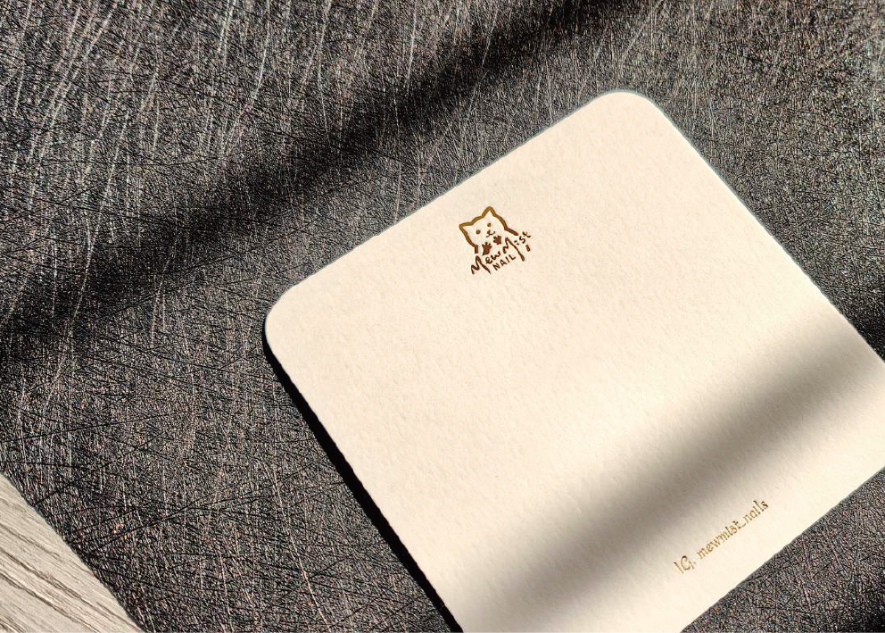 business card design Mewmist